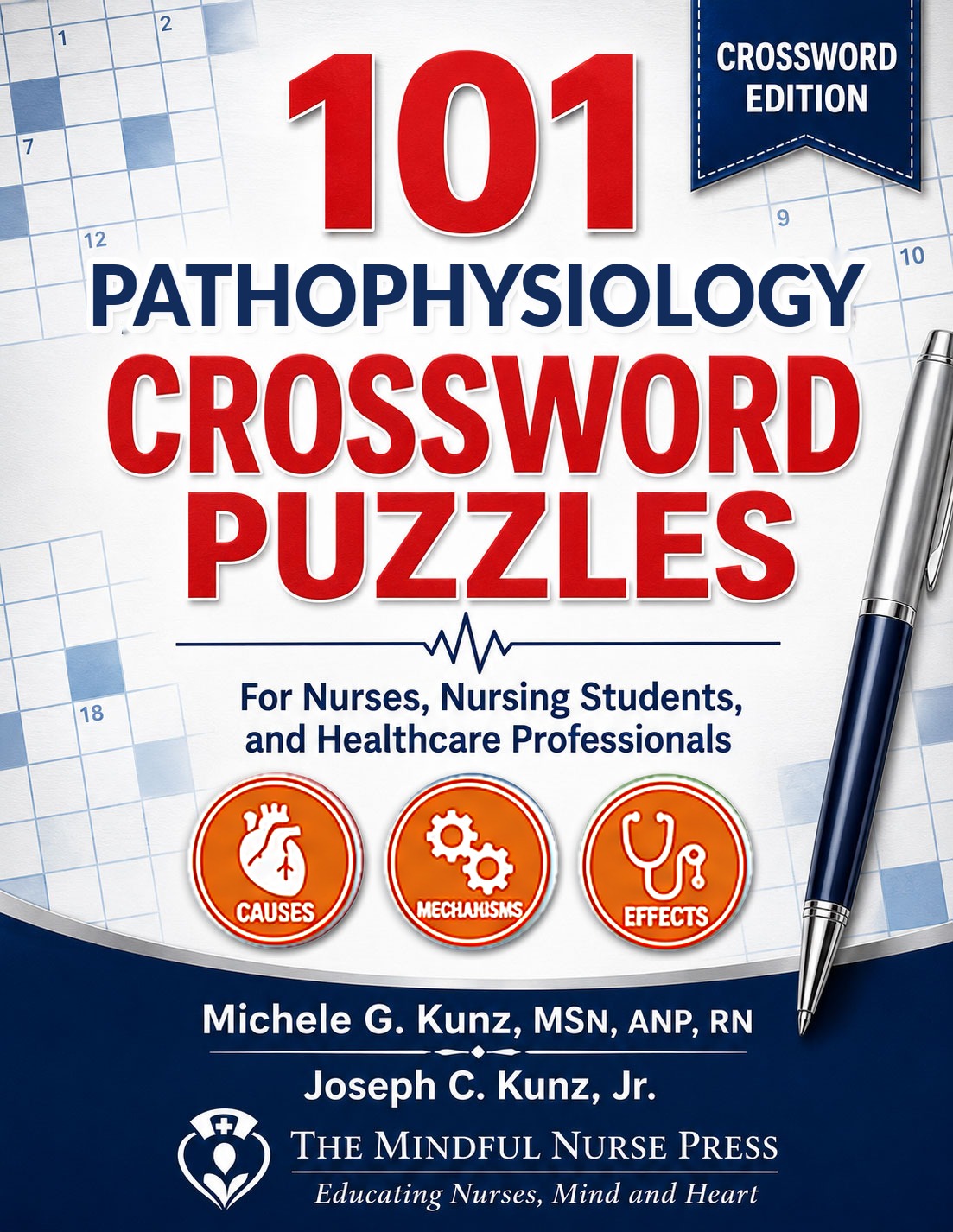 101 Pathophysiology Crossword Puzzles book cover