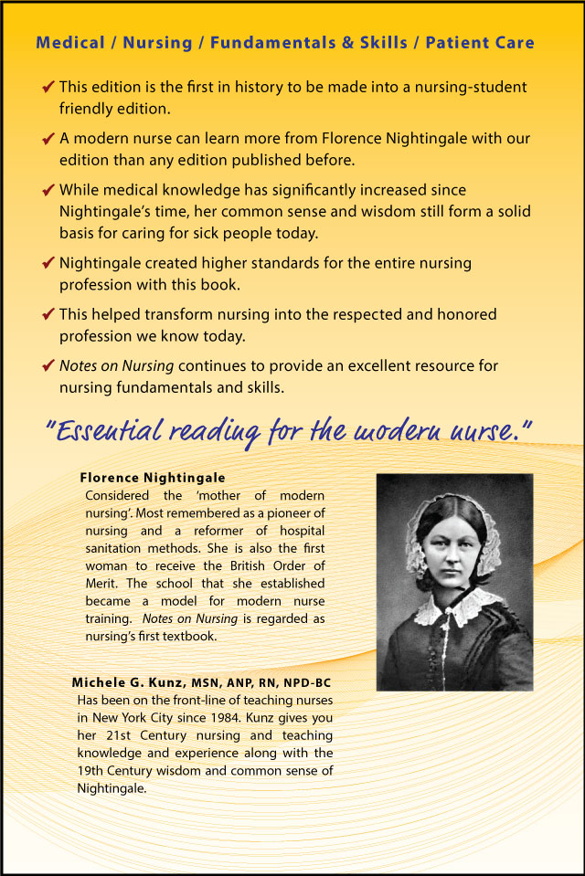 Notes on Nursing Annotated Edition back cover