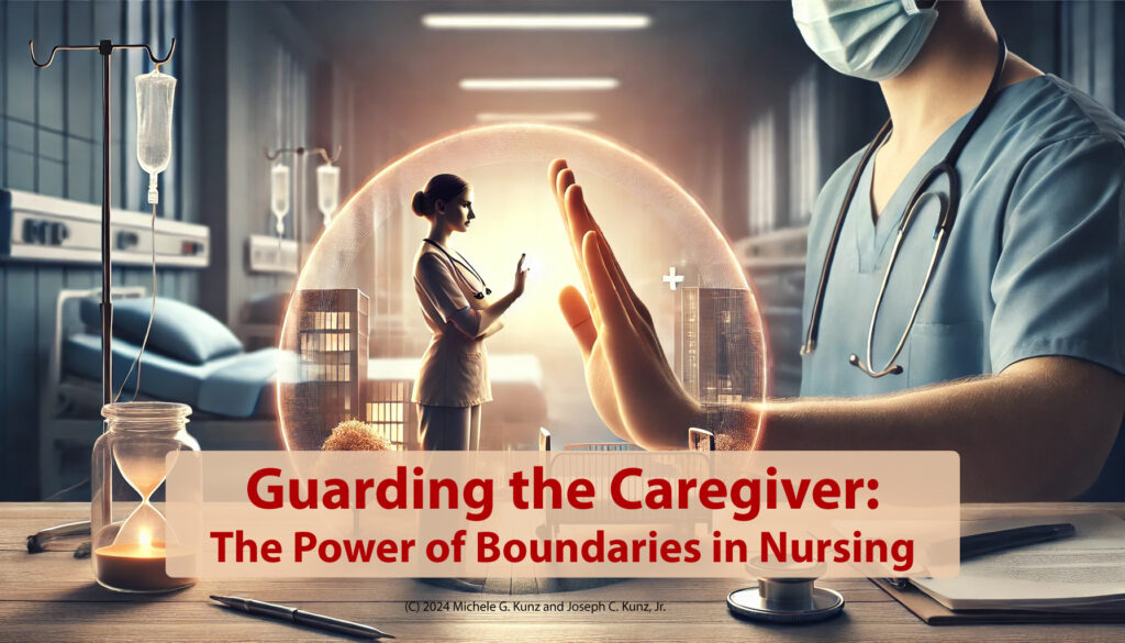 Guarding the Caregiver The Power of Boundaries in Nursing (C) 2024 Michele G. Kunz and Joseph C. Kunz, Jr.