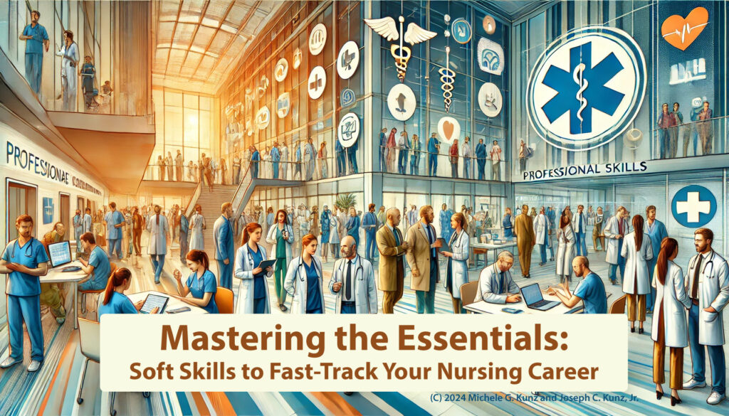 Mastering the Essentials: Soft Skills to Fast-Track Your Nursing Career (C) 2024 Michele G. Kunz and Joseph C. Kunz, Jr.