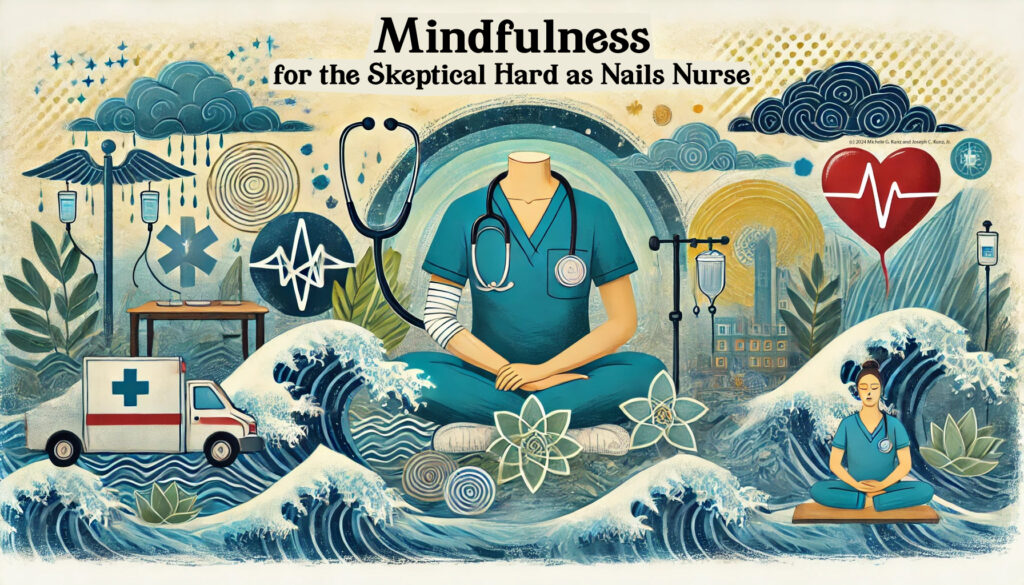 Mindfulness for the Skeptical Hard-as-Nails Nurse (c) 2024 Michele G. Kunz and Joseph C. Kunz, Jr.